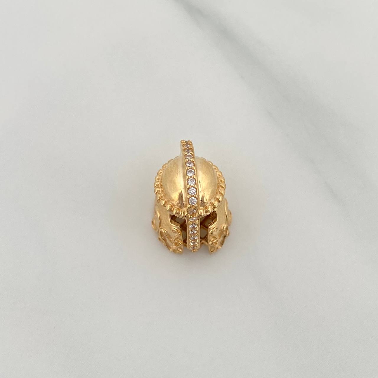 Herraje Casco Espartano 3.1gr / 1.1cm / Oro Amarillo 18K %