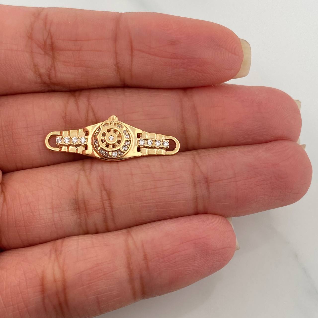 Herraje CorreaTimon 1.9gr / 2.7cm / Oro Amarillo 18K %
