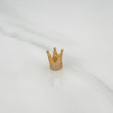 Herraje Corona 1.4gr / 1cm / Oro Amarillo 18K %