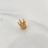 Herraje Corona 1.4gr / 1cm / Oro Amarillo 18K %