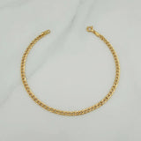 Pulso Cubano 1.85 g / 20.5 cm / 1.9 mm Oro Amarillo 18K