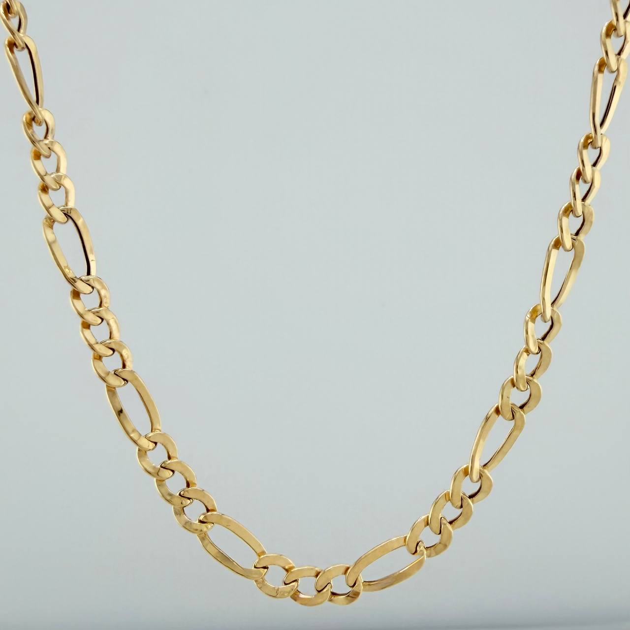 Cadena Figaro 7.5gr / 71.7cm / 4.14mm Oro Amarillo +1 18K $