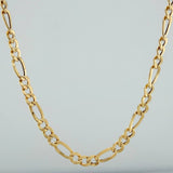 Cadena Figaro 7.5gr / 71.7cm / 4.14mm Oro Amarillo +1 18K $