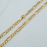 Cadena Figaro 7.5gr / 71.7cm / 4.14mm Oro Amarillo +1 18K $