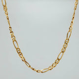 Cadena Figaro 18.6gr / 61.5cm / 3.7mm Oro Amarillo 18K