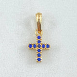 Dije Crúz Doble faz 1gr / 1.7cm / Oro 18K *