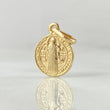 Dije San Benito  0.9gr / 1.6cm / Oro 18K *