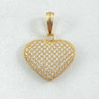 Dije Corazon Tupido 2.25gr / 2.3cm / Oro Amarillo 18K