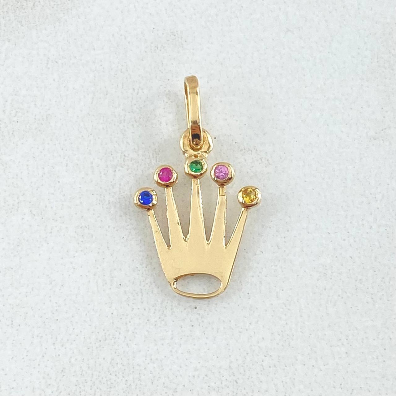 Dije Corona 0.8gr / 2cm / Oro 18K *