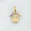 Dije Corona 0.8gr / 2cm / Oro 18K *