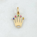 Dije Corona 0.8gr / 2cm / Oro 18K *