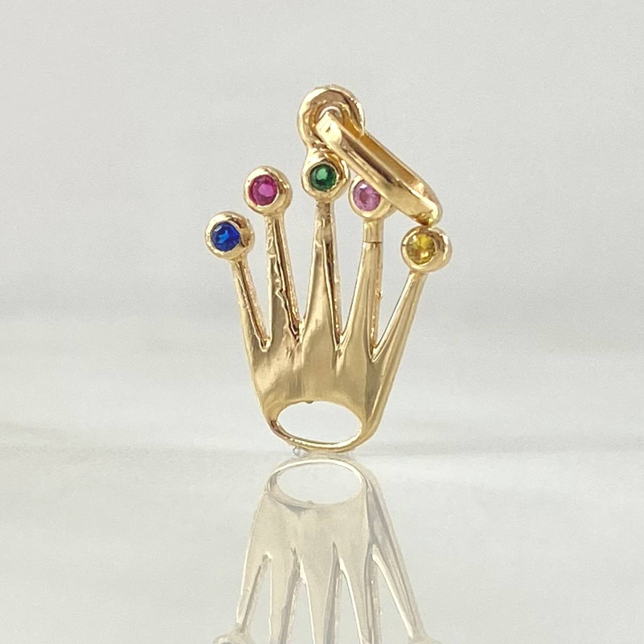 Dije Corona 0.8gr / 2cm / Oro 18K *