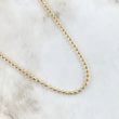 Cadena Militar 17.7gr / 60cm / 3mm Bolas Diamantadas Oro Amarillo 18K ©
