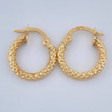 Candongas Tefi 1.05gr / 1.5cm / Oro Amarillo 18K %