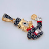 Dije Pato Inspirado 3.2gr / 3cm / Tres Oros 18K %