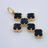 Dije Cruz Trebol 2.5gr / 3.5cm / Oro Amarillo Nac.Esp. 18K %