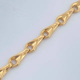 Tobillera Espiga Rustica 4.75gr / 23.3cm / 5.15mm Oro Amarillo 18K %