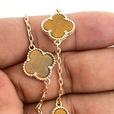 Cadena Trebol Cajon 31.05gr / 49cm / 2.5mm Oro Amarillo Nac.Esp. 18K %