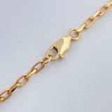 Cadena Trebol Cajon 31.05gr / 49cm / 2.5mm Oro Amarillo Nac.Esp. 18K %