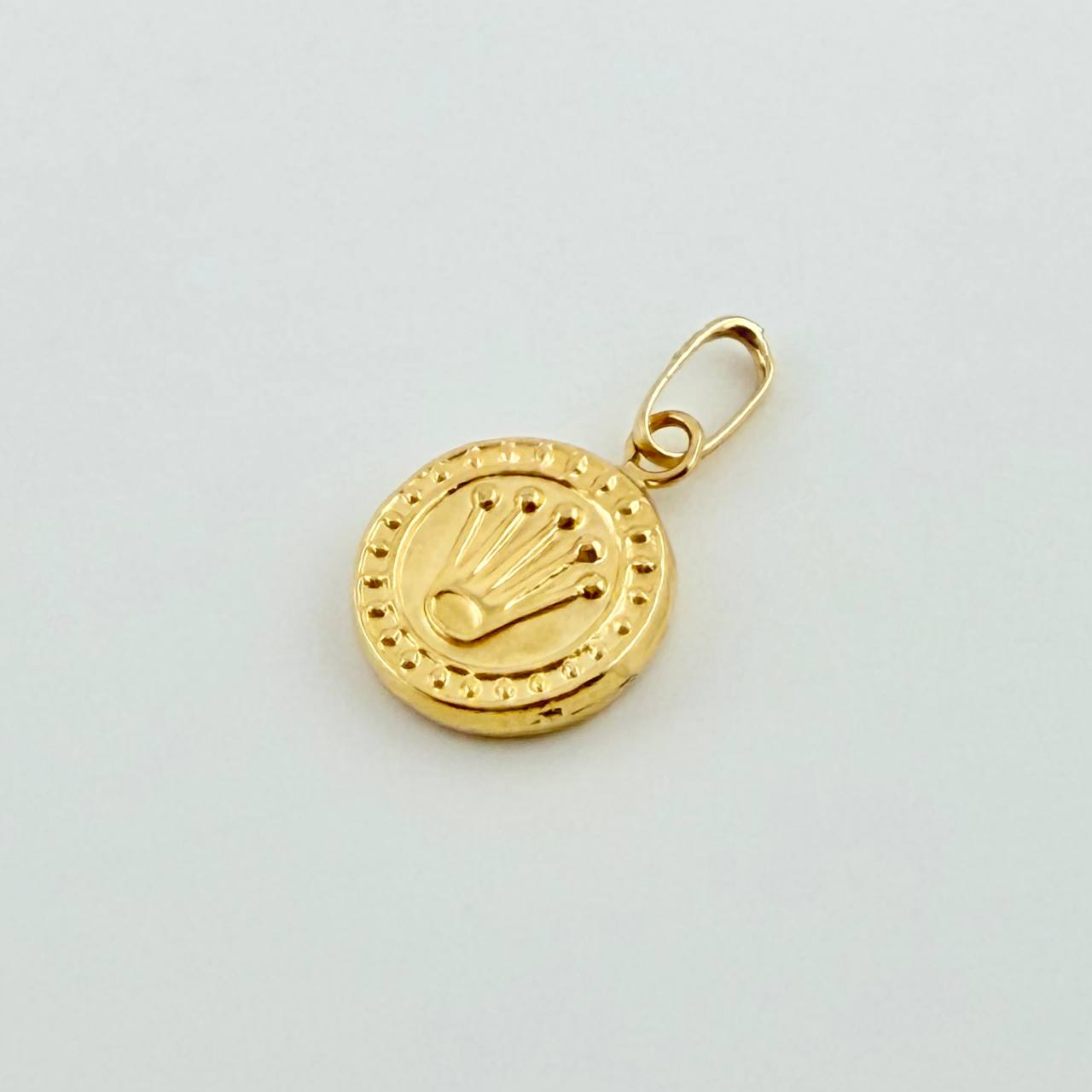 Dije Corona Rx 0.55gr / 1.5cm / Oro Amarillo 18K *