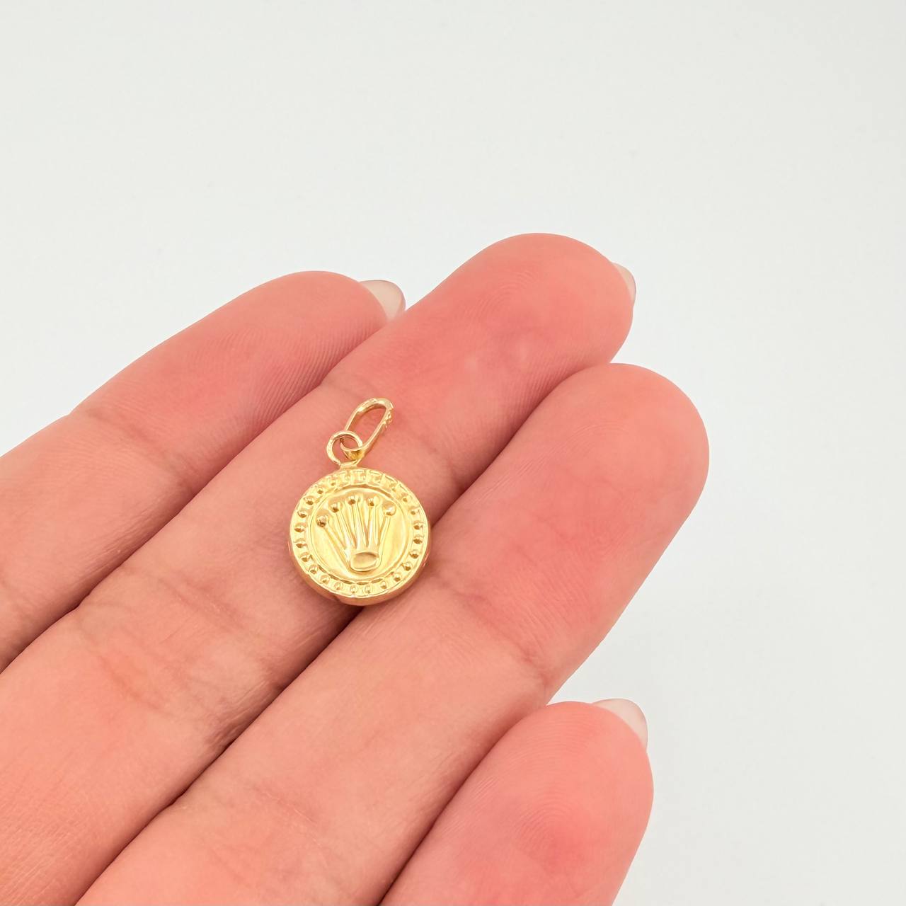 Dije Corona Rx 0.5gr / 1.5cm / Oro Amarillo 18K *