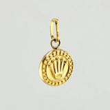 Dije Corona RX 0.55gr / 1.5cm / Oro Amarillo 18K ©