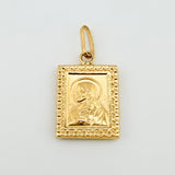 Dije Virgen Del Carmen - Jesus 0.75gr / 2cm / Oro Amarillo 18K