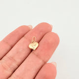 Dije Corazón 0.25gr / 1cm / Oro Amarillo 18K ©