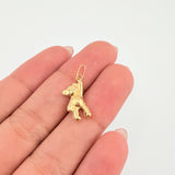 Dije Oso Manito Arriba 0.6gr / 2cm / Oro Amarillo 18K *