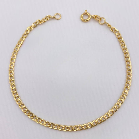 Pulso Cubano 1.75gr / 17cm / 2.8mm Oro Amarillo +1 18K *