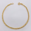 Pulso Cubano 2.3gr / 19cm / 3.2mm Oro Amarillo +1 18K