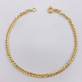 Pulso Cubano 2.35gr / 19cm / 3.2mm Oro Amarillo +1 18K