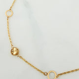 Pulso Modulable Aro Seguido Circulos 1.7 g / 19.7 cm - 17.3 cm / 1.19 mm Oro Amarillo 18K