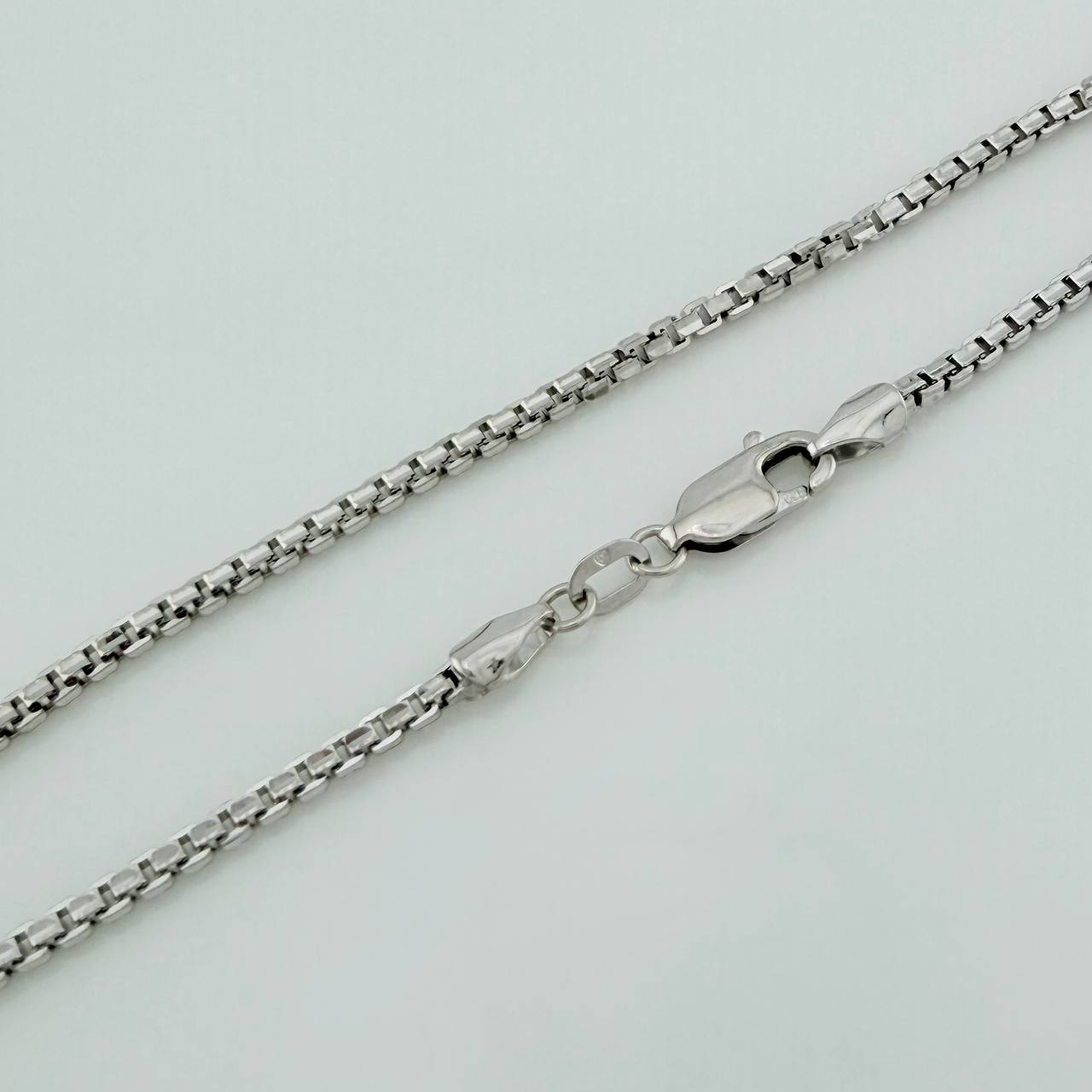 Cadena Veneciana 14.25gr / 60cm / 2mm Oro Blanco +3 18K $