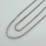 Cadena Veneciana 14.25gr / 60cm / 2mm Oro Blanco +3 18K $