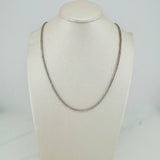 Cadena Veneciana 14.25gr / 60cm / 2mm Oro Blanco +3 18K $