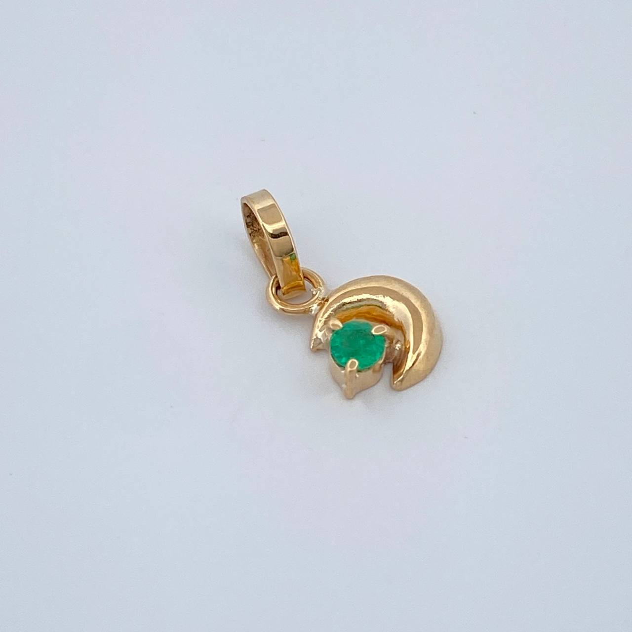 Dije Figura Luna 0.25gr / 1.1cm / Oro Amarillo 18K %
