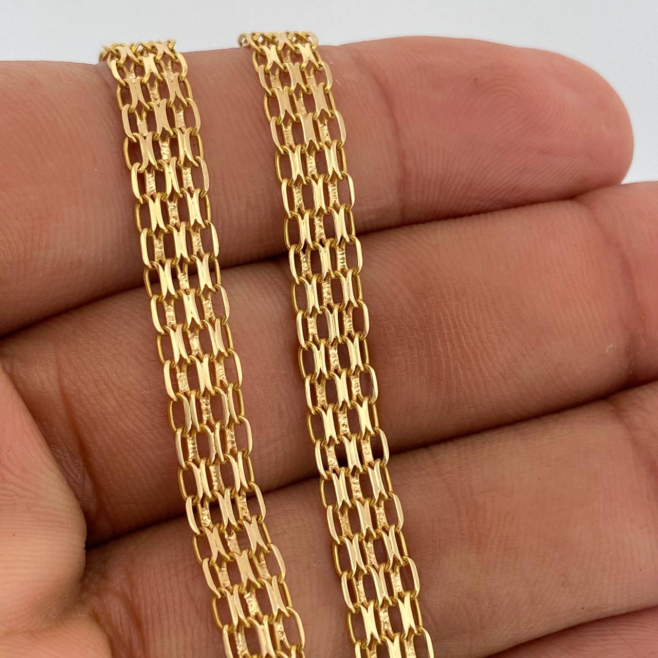 Cadena China 14.8gr / 60cm / 6.2mm Oro Amarillo +1 18K %