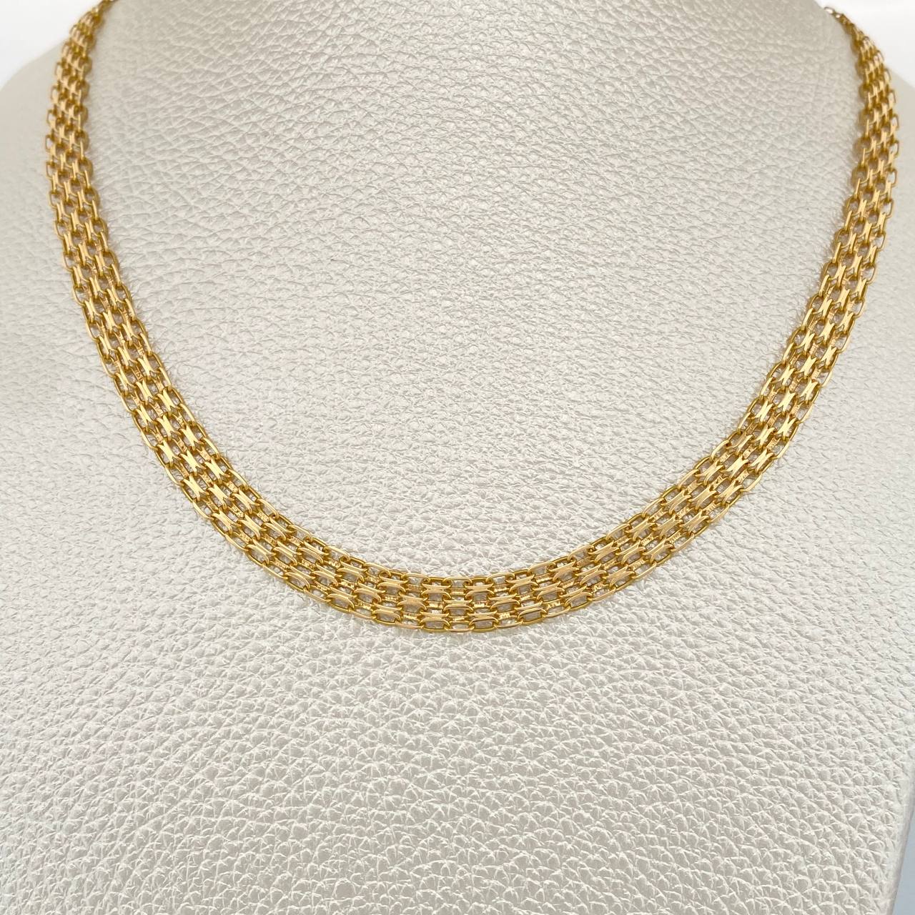 Cadena China 14.8gr / 60cm / 6.2mm Oro Amarillo +1 18K %