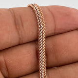 Cadena Franco 5.5gr / 60cm / 1.75mm Dos Oros Blanco Rosa +3 18K %