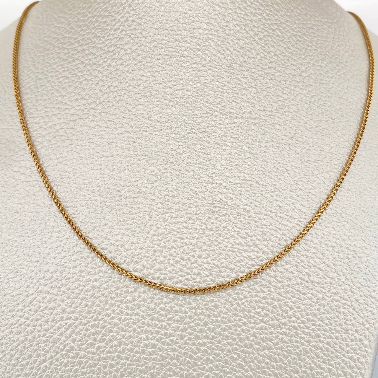 Cadena Franco 6.2gr / 60.5cm / 1.3mm Oro Amarillo +3 18K %