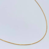 Cadena Veneciana 1gr / 45.2cm / 0.47mm Oro Amarillo +3 18K %