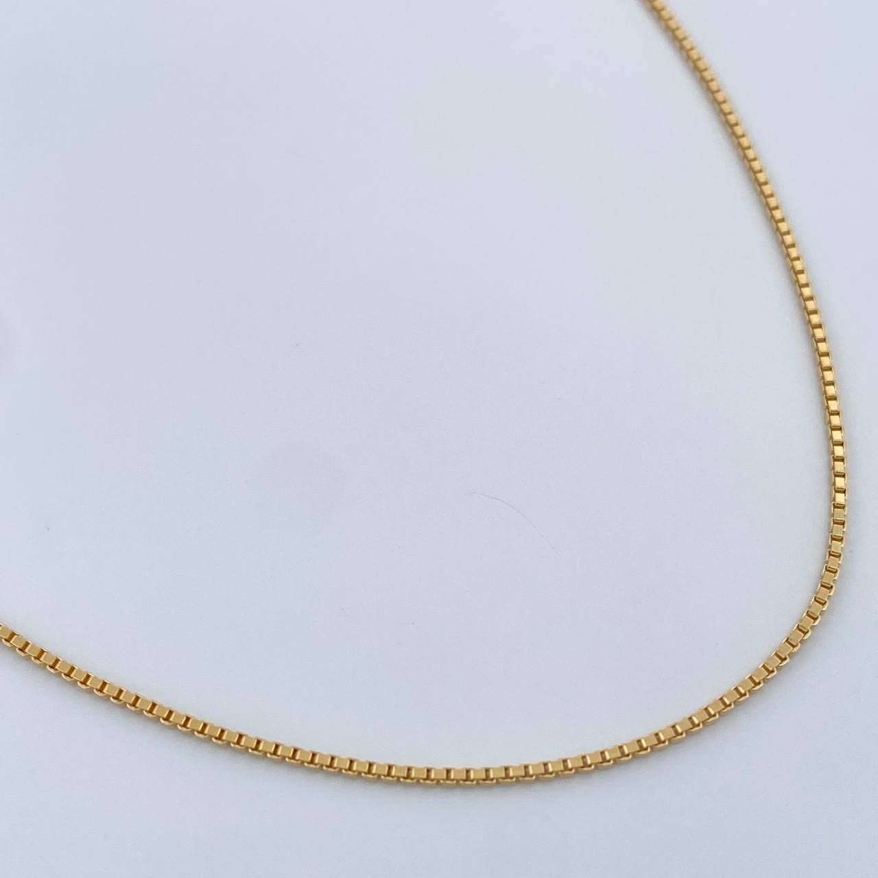 Cadena Veneciana 2.8gr / 45.5cm / 0.96mm Oro Amarillo +3 18K %