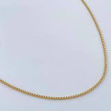 Cadena Veneciana 2.8gr / 45.5cm / 0.96mm Oro Amarillo +3 18K %