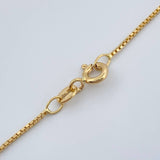 Cadena Veneciana 1.45gr / 45cm / 0.86mm Oro Amarillo +3 18K %