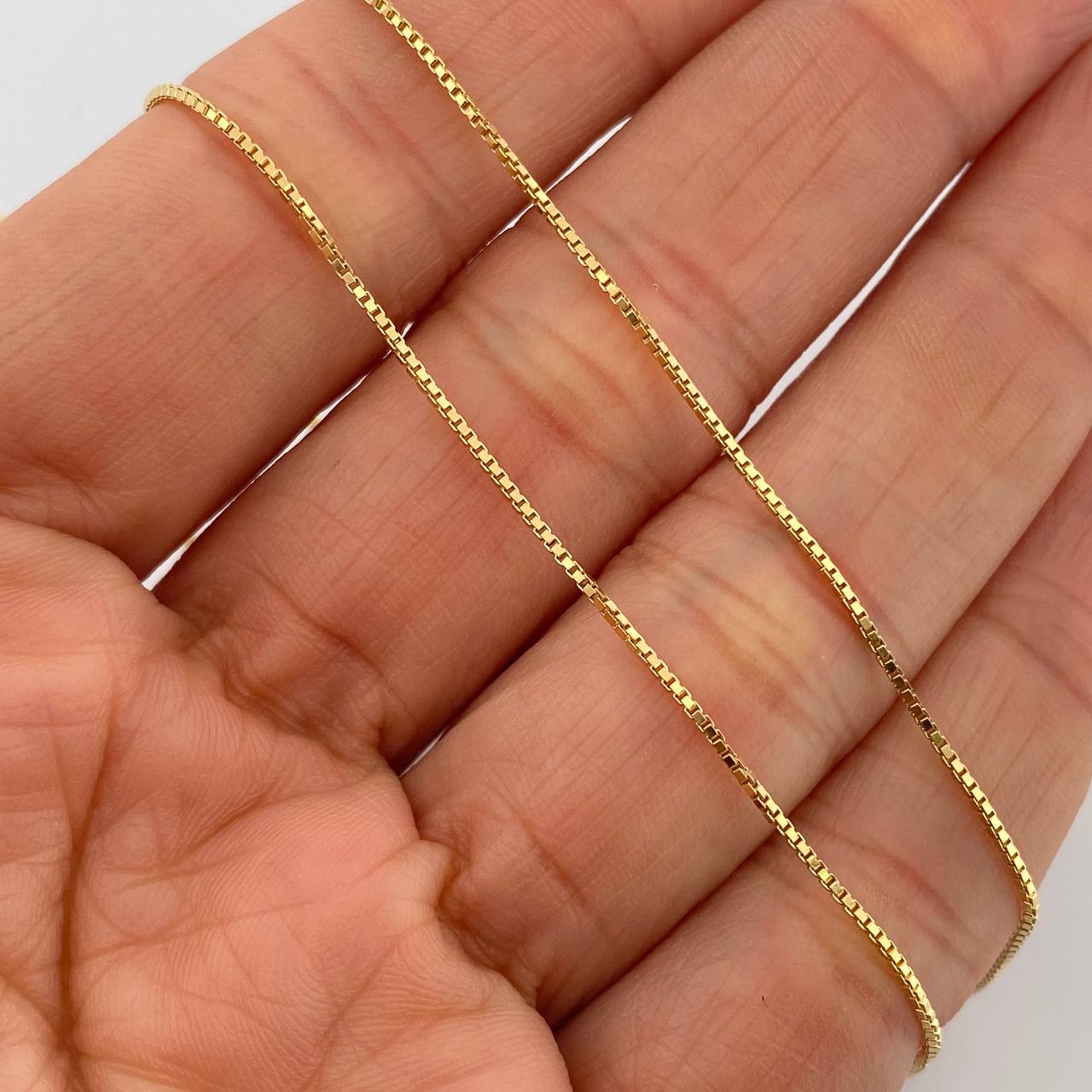 Cadena Veneciana 1.45gr / 45cm / 0.86mm Oro Amarillo +3 18K %