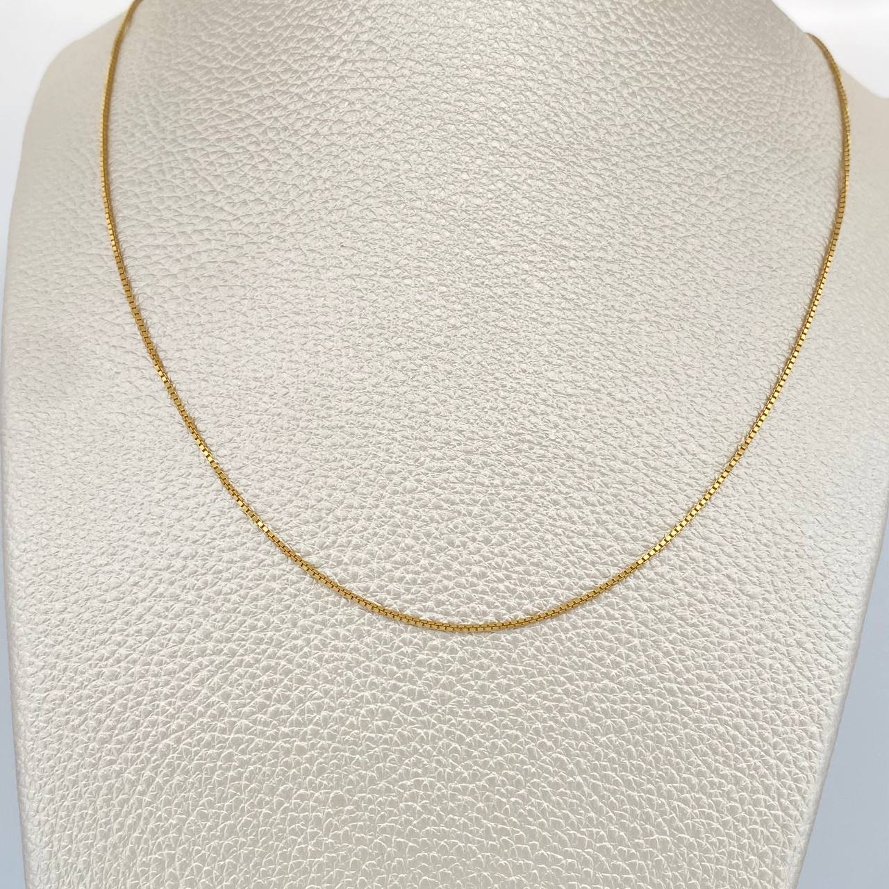 Cadena Veneciana 1.45gr / 45cm / 0.86mm Oro Amarillo +3 18K %