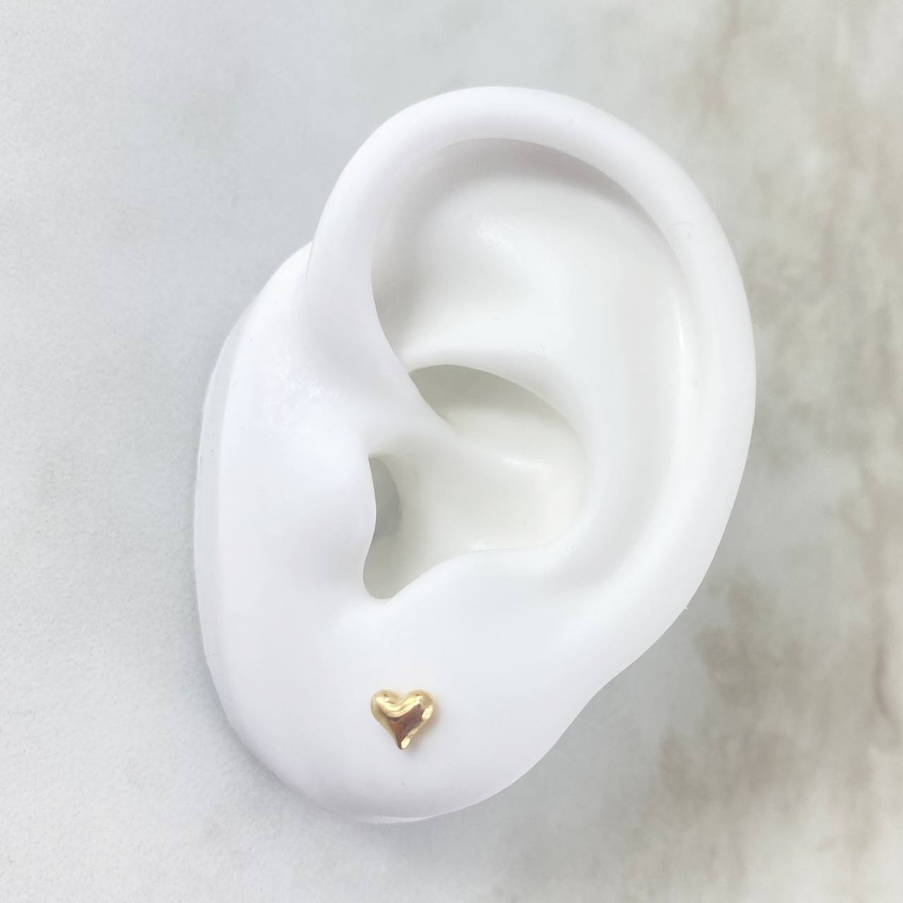 Topos Corazon 0.45gr / 4.3mm Oro Amarillo 18K