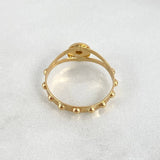Anillo Virgen de Guadalupe 1.75gr / T8 1/4 / Esferas Oro Amarillo