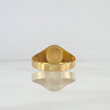 Anillo Sello Virgen de Guadalupe 1.95gr / T10 1/4 / Ovalado Oro Amarillo